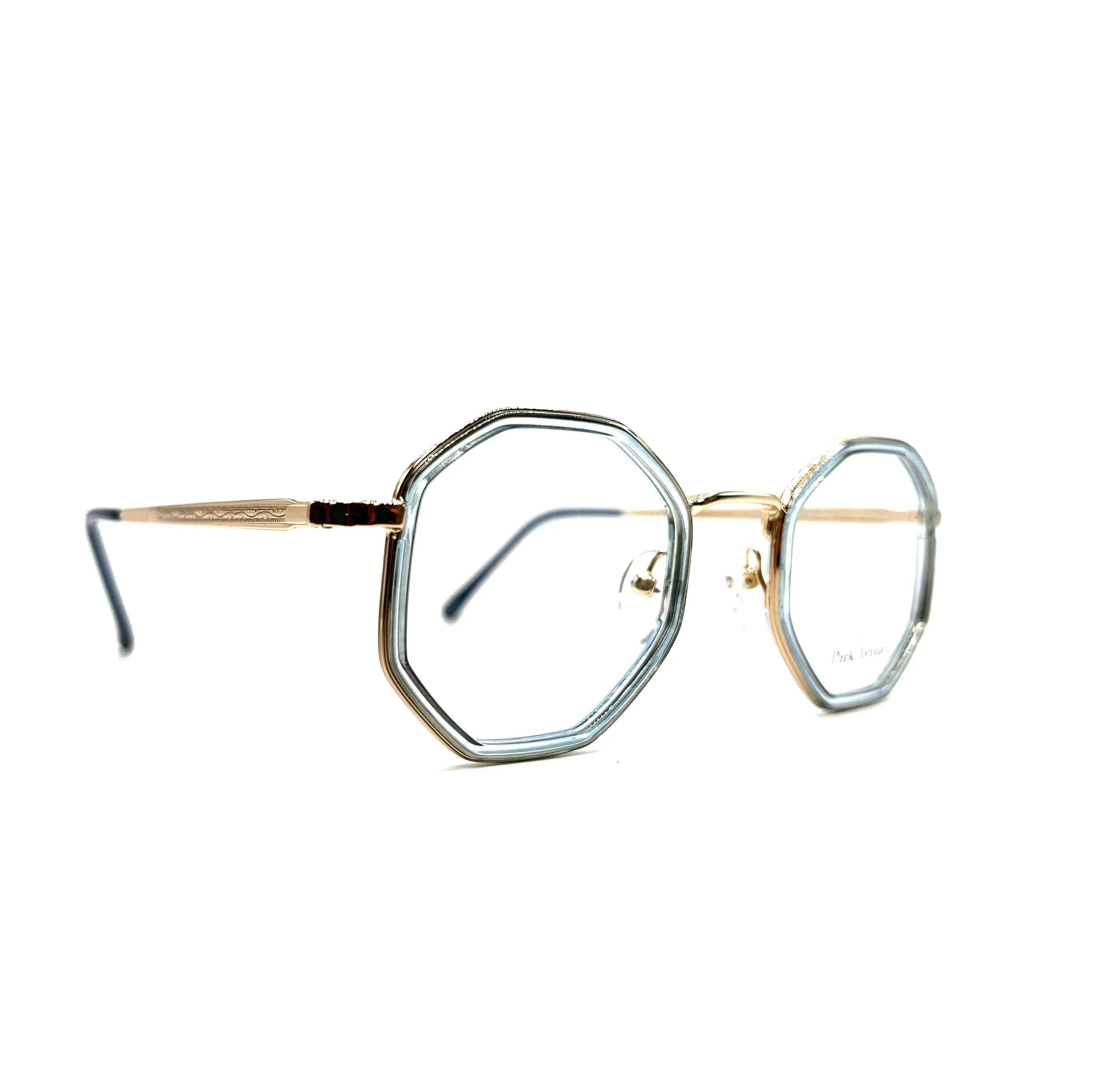 Park Avenue 9069, Geometric in Gold/Blue